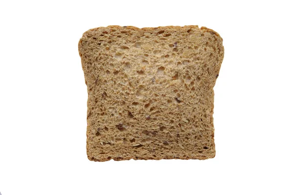 Brown Sandwich Bread Isolated — Stock Photo, Image
