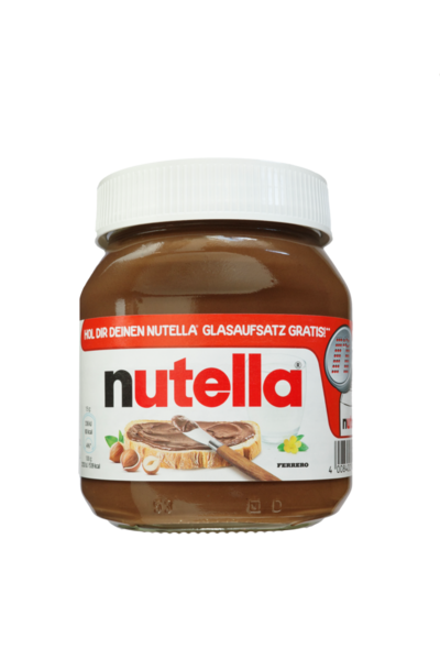 Almanca metinli nutella bardağı