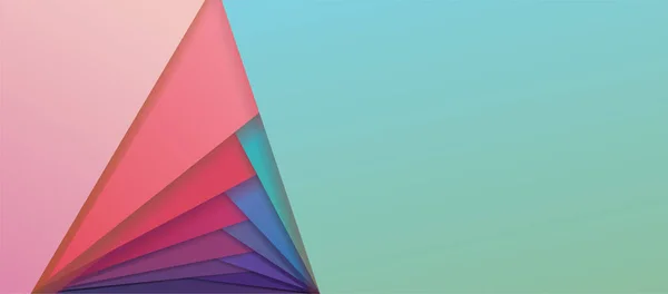 Modern kapak, her amaç için harika tasarım. Moda vektör illüstrasyonu. Renkli geometrik arkaplan, vektör çizimi. Mavi, pembe, turuncu renkli, gölgeli kağıt. Asgari broşür düzeni.