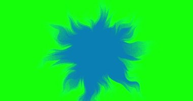Color bleed animation. Transition or loader loop animation screen. 4K resolution abstract colorful background. Colors changing animation isolated on green screen