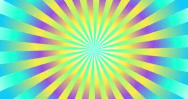 Animated colorful gradient retro background. 4K resolution animation. Multicolored disco background