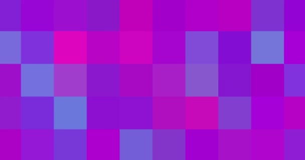 Animované Vícebarevné Pozadí Pixelů Rozlišení Abstraktní Přesun Pohybu Pixelů — Stock video