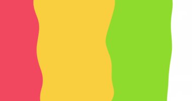 Abstract wavy animation for intro, outro or transitions. Liquid color shapes a modern minimal animation design concepts. Abstract colorful banner. Dynamic futuristic loop shapes transition.