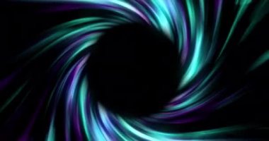 Abstract colorful North Light logo reveal with space for text. Holographic colorful liquid-smooth swirl abstract motion graphic design. Video animation. Realistic Aurora Borealis or Northern lights