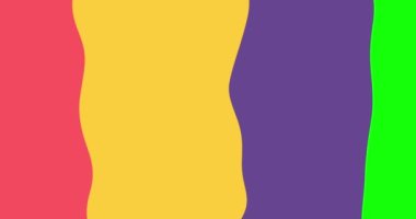 Abstract wavy animation for intro, outro or transitions. Liquid color shapes a modern minimal animation design concepts. Abstract colorful banner. Dynamic futuristic loop shapes transition.