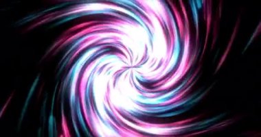 Metin için alanı olan soyut renkli Kuzey Işığı döngü arkaplanı. Holografik renkli sıvı kıvrımlı soyut hareketli grafik tasarım video animasyonu. Gerçekçi Aurora Borealis veya Kuzey Işıkları