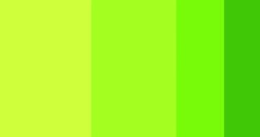 Basit bir geçiş animasyonu. Modern yeşil ve sarı şekiller beyaz arkaplanda yatay yönde geçiş yapar.