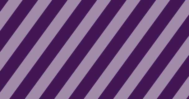 Бесшовная Петля Абстрактная Полосатая Анимация Разрешение Фиолетовый Белый Линии Swipe — стоковое видео