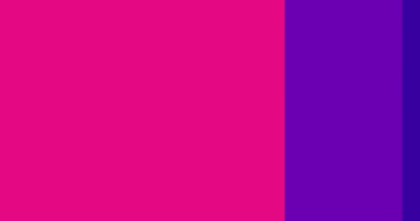 Простая Анимация Перехода Современные Фиолетовые Розовые Формы Перехода Горизонтальном Направлении — стоковое видео