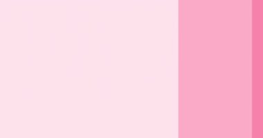 Basit bir geçiş animasyonu. Modern pembe şekiller beyaz arkaplanda yatay yönde geçiş yapar.