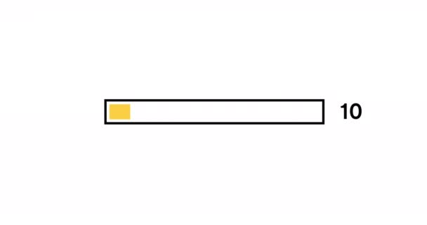 Status Bar Animation Pack Loading Bar Downloading Barloading Screen Progress — Stock Video