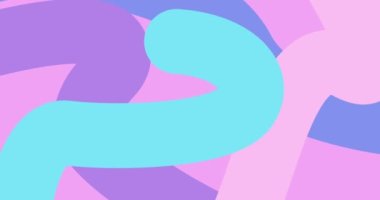 Soyut çizgi döngüsü geçişi. Yumuşak Vuruş Geçişi. Satır Geçişi Eşsiz Hareket Grafiği.