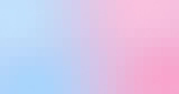 青とピンクのモーションモザイクグラデーションの背景 抽象的な背景を移動する 色は位置によって異なり 滑らかな色の遷移を作り出します — ストック動画