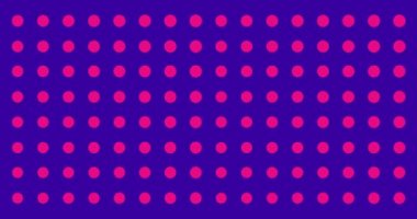 Canlandırılmış basit Geometrik kalıp veya arkaplan döngüsü. Parlak pembe ve mavi renkli 4K çözünürlüklü geometrik hareket tasarımı. Soyut hareket etme şekilleri arkaplan