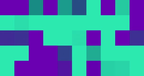 Animowane Kolorowe Tło Pikseli Rozdzielczość Abstrakcyjny Pikselowy Ruch Projektowy Przejście — Wideo stockowe