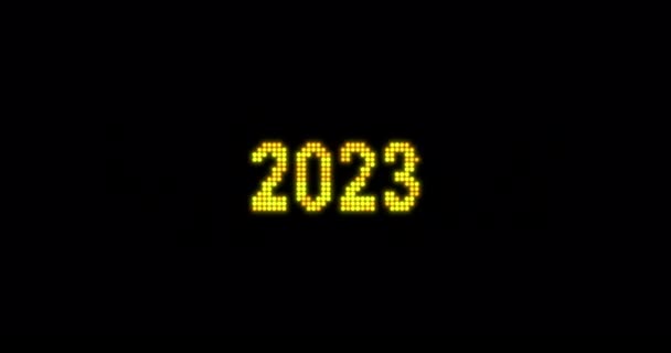 2023 2024 Animation Nouvel Moderne Nouvelle Animation Résolution Année Avec — Video