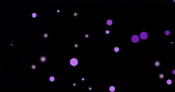 Confetti Animatie Geïsoleerd Zwarte Achtergrond Feestelijke Vakantie Kleurrijke Animatie Met — Stockvideo