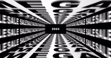 Mega Sale modern tünel hareketi tasarımı. Mega Satış 4K çözünürlüklü kinetik tipografi döngüsü animasyonu. Satış alışverişi sosyal medya geçmişi kavramı