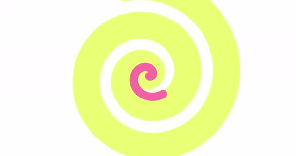 Transition Spirale Abstraite Ouverture Fin Boucle Cercle Transition Spirale Géométrique — Video