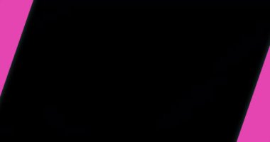 Metin veya video için kare ile soyut renkli tünel geçişi. Dikdörtgen koridorda ya da uzun tünelde ilerliyoruz. 4K çözünürlük döngüsü tünel canlandırması