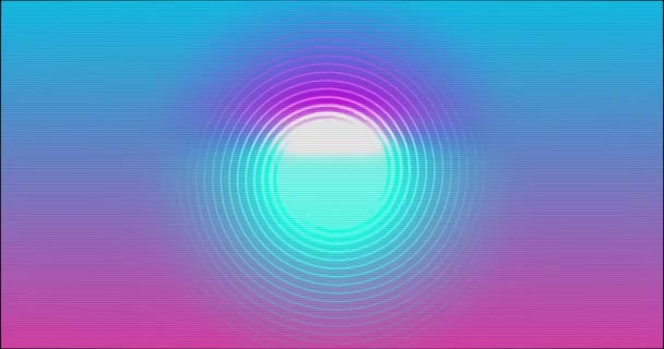 Simpele Abstracte Spiraalachtergrond Zwenk Draai Roze Blauwe Achtergrond Naadloze Lus — Stockvideo