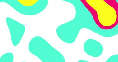 Yağ lambası soyut dalgalı arka plan modası. Psikedelik animasyon arka planı. 4k çözünürlüklü animasyon. Modern asgari animasyon tasarım afişi. Dinamik fütüristik sıvı hareketli şekiller.