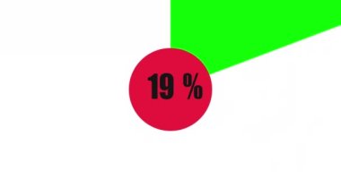 Beyaz arka planda Modern Halka Yükleniyor. Yükleme çemberinde yüzde yüz. Yükleyici Aktarım İndirme Animasyonu 0 'dan% 100' e. Çember yüzdesi.