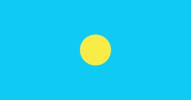 Çemberli soyut geometrik animasyon. Geçiş, yükleyici, giriş veya çıkış için basit döngü canlandırması.