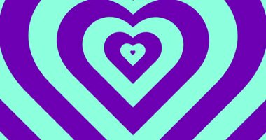 Optik ilüzyon kalp geçmişini döndür. Hipnotik kalp modelini hızlı hareket ettiriyor. Sevgililer Günü konsepti için psikedelik kalpler. Romantik arkaplan.