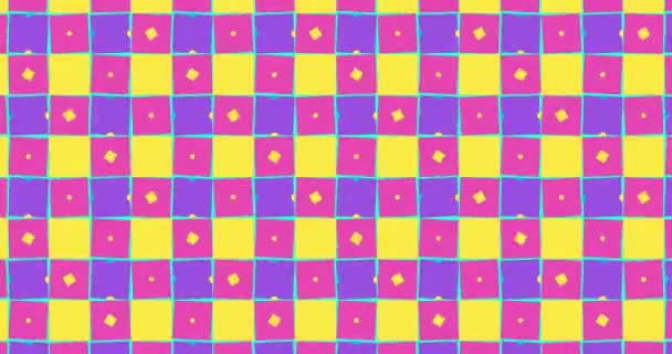 Geometric Loop Abstract Background Modern Animated Geometric Pattern Background Resolution — Stock Video