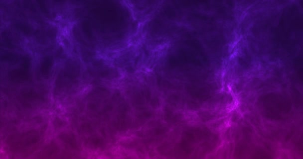 粉色和紫罗兰色的烟雾或星云 色彩艳丽的烟色背景 覆盆子 紫色背景 美丽的抽象烟雾质感 — 图库视频影像