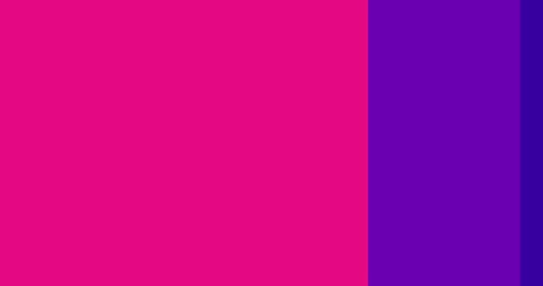 Проста Перехідна Анімація Сучасні Фіолетові Рожеві Форми Переходу Горизонтальному Напрямку — стокове відео
