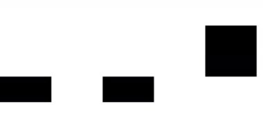 Video düzenleme için siyah beyaz geçiş. Görüntü için döngü bloğu geçişi, açıcı veya sonu