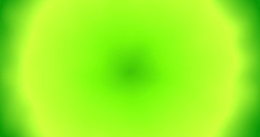 Yeşil ve sarı renksiz video animasyonu içeren sıvı stil dalgaları içeren soyut radyal renk gradyan arkaplan. Canlandırılmış gradyan arkaplan
