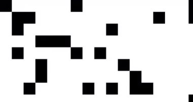 Video düzenleme için siyah beyaz geçiş. Görüntü için döngü bloğu geçişi, açıcı veya sonu