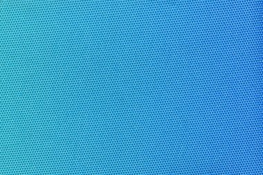 Dar bal peteği desenli canlı mavi bir kumaş modern ve temiz bir doku yaratıyor. Moda, iç tasarım ya da çok yönlü bir arka plan unsuru olarak kullanılmak için ideal. Mavi Gradyan.