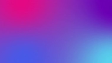 Canlı pembe, mor ve mavi renkleri harmanlayan pürüzsüz, akıcı soyut bir çizgi film dijital projeler için mükemmel modern, renkli ve minimalist bir zemin oluşturur..