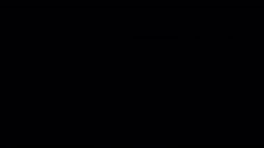 Basit bir geçiş animasyonu. Modern turuncu şekiller siyah zemin üzerinde yatay yönde geçiş yapar ve alfa kanalı içerir