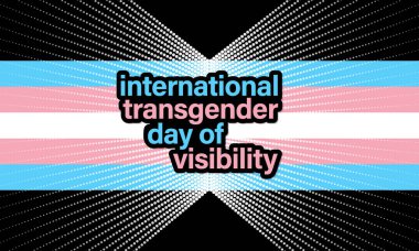 design for international transgender day clipart