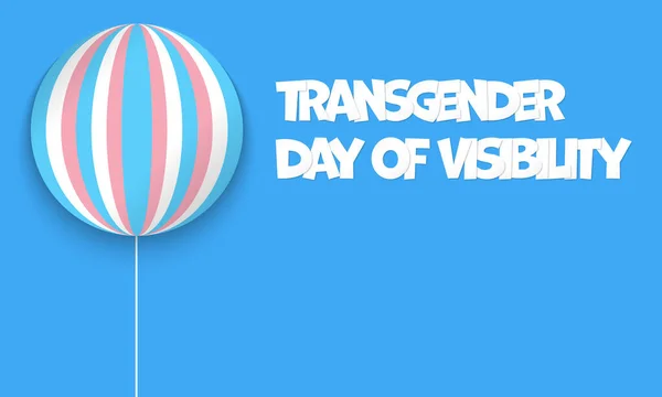 Design För Internationell Transgenusdag — Stock vektor