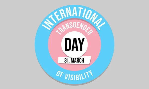 国际变性人日的设计 图库矢量图片