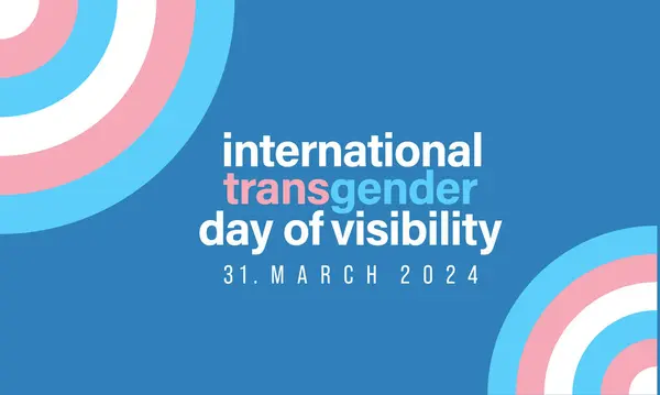 Grafisch Ontwerp Voor Internationale Transgender Eay Stockvector