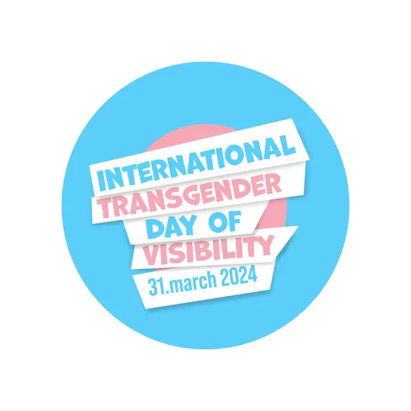 Grafisch Ontwerp Voor Internationale Transgender Eay Rechtenvrije Stockvectors