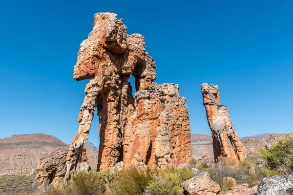 Rock Formations Vensterklippe Hiking Trail Dwarsrivier Western Cape Cederberg — Stock Photo, Image
