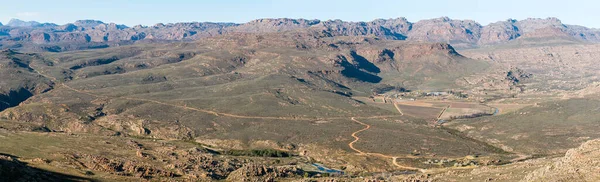 Panoramic View Hiking Trail Wolfberg Cracks Sanddrif Western Cape Cederberg — Stock Photo, Image
