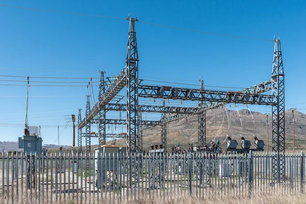Koue Bokeveld South Africa Sep 2022 Leeurivier Substation Road R303 — 스톡 사진