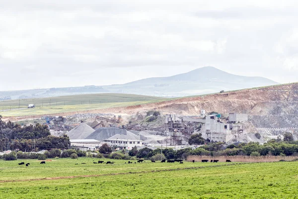 Ciudad Del Cabo Sudáfrica Sep 2022 Planta Trituradora Piedra Ciolli Fotos de stock libres de derechos