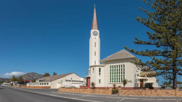 Gansbaai Sydafrika Sep 2022 Gatuscen Med Den Holländska Reformerade Kyrkan — Stockfoto