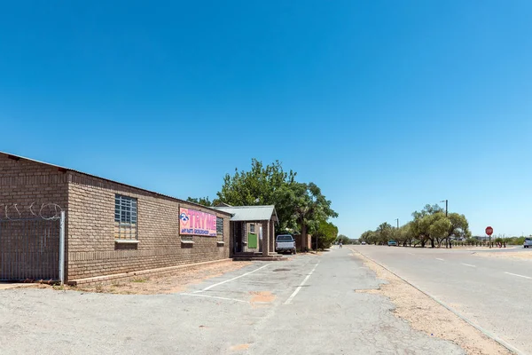 Groblershoop Νότια Αφρική Φεβρουάριος 2023 Μια Σκηνή Δρόμου Μια Επιχείρηση — Φωτογραφία Αρχείου