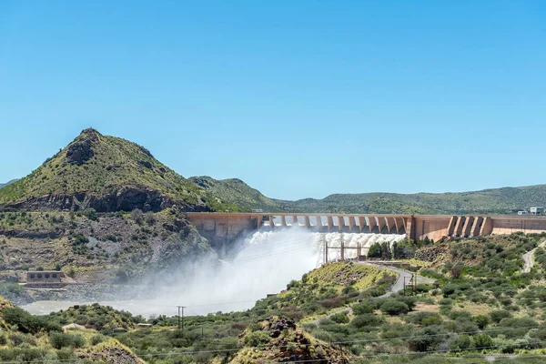 Vanderkloof Dam Overflowing Second Largest Dam South Africa Has Tallest — Stock Photo, Image